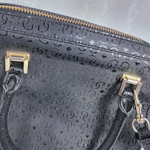 GUESS 1981 Winett Black Handbag Purse - Picture 7 of 15